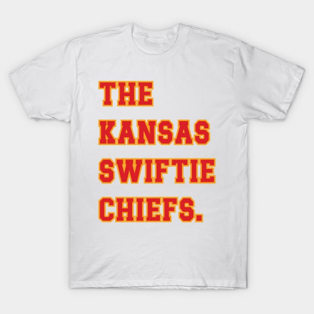 The Kansas Swiftie Chiefs. v6 T-Shirt by Emma